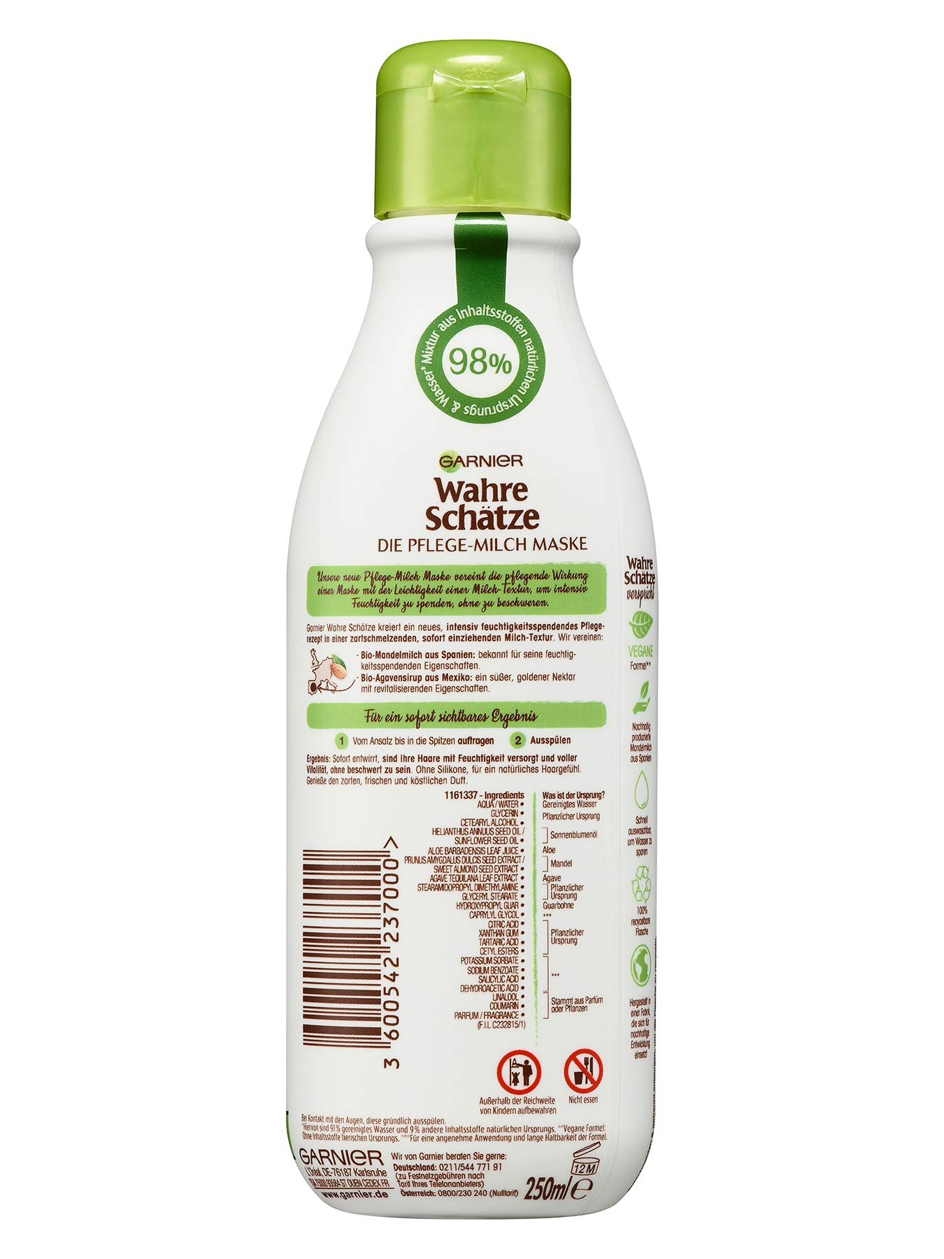 Pflegemilch-Maske-Wahre-Schaetze-Wohltuende-Mandel-250ml-Rueckseite-Garnier-Deutschland-gross